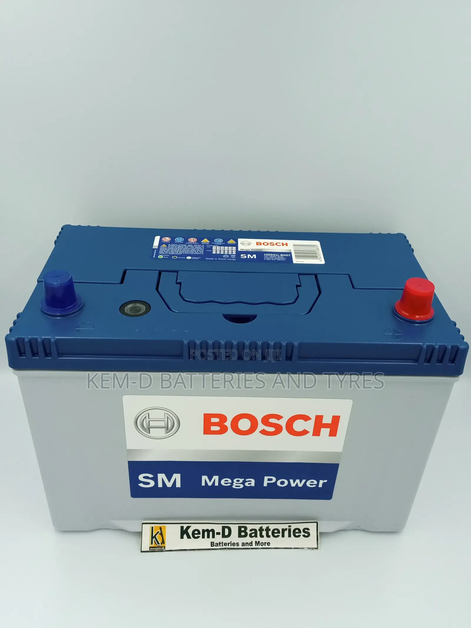 17 Plates Bosch Car Battery + Free Door Step Delivery