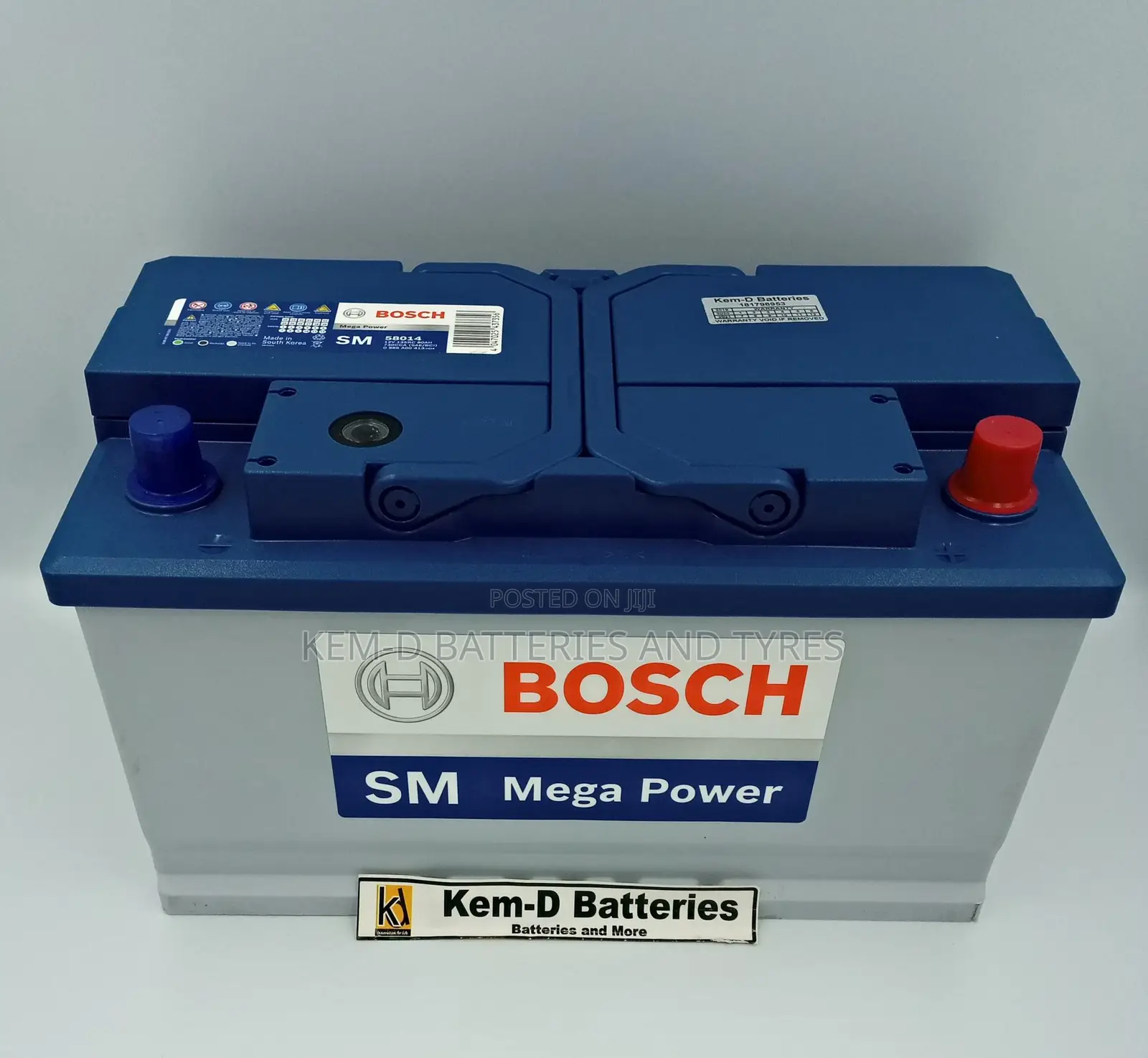 17 Plates Bosch Batteries (Long Type) - Free Delivery