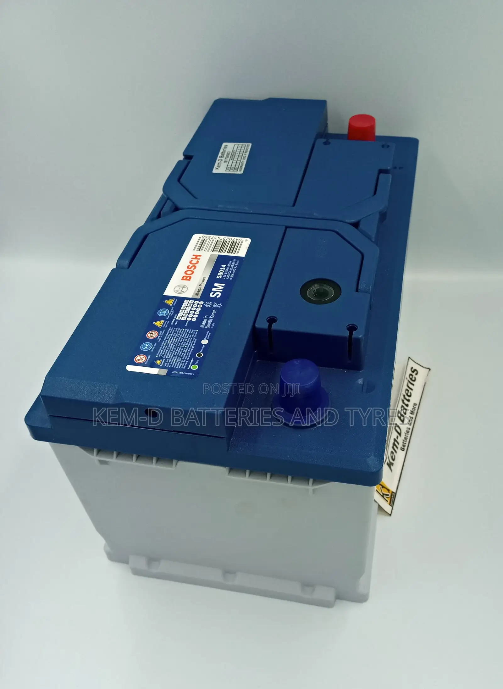 17 Plates Bosch Batteries (Long Type) - Free Delivery