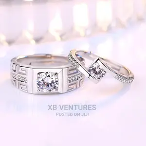 Fashion 2 PCS Engagement/Wedding Rings Set