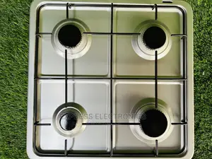 (4B) 4 Gas Burner, Grey Volcano Table Top