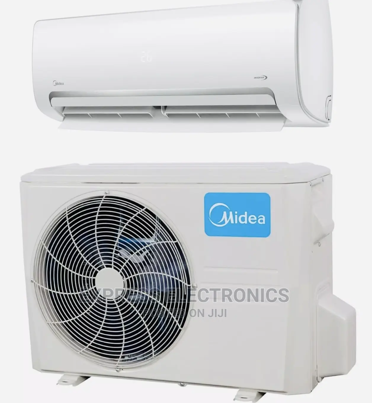 Inverter Split Midea On/Off Hidden Led Ac