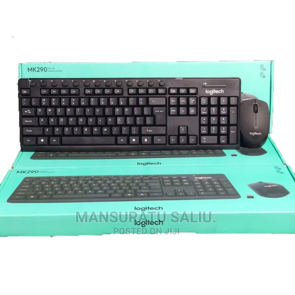 Logitech Mk290 Wireless Keyboard With a Mouse