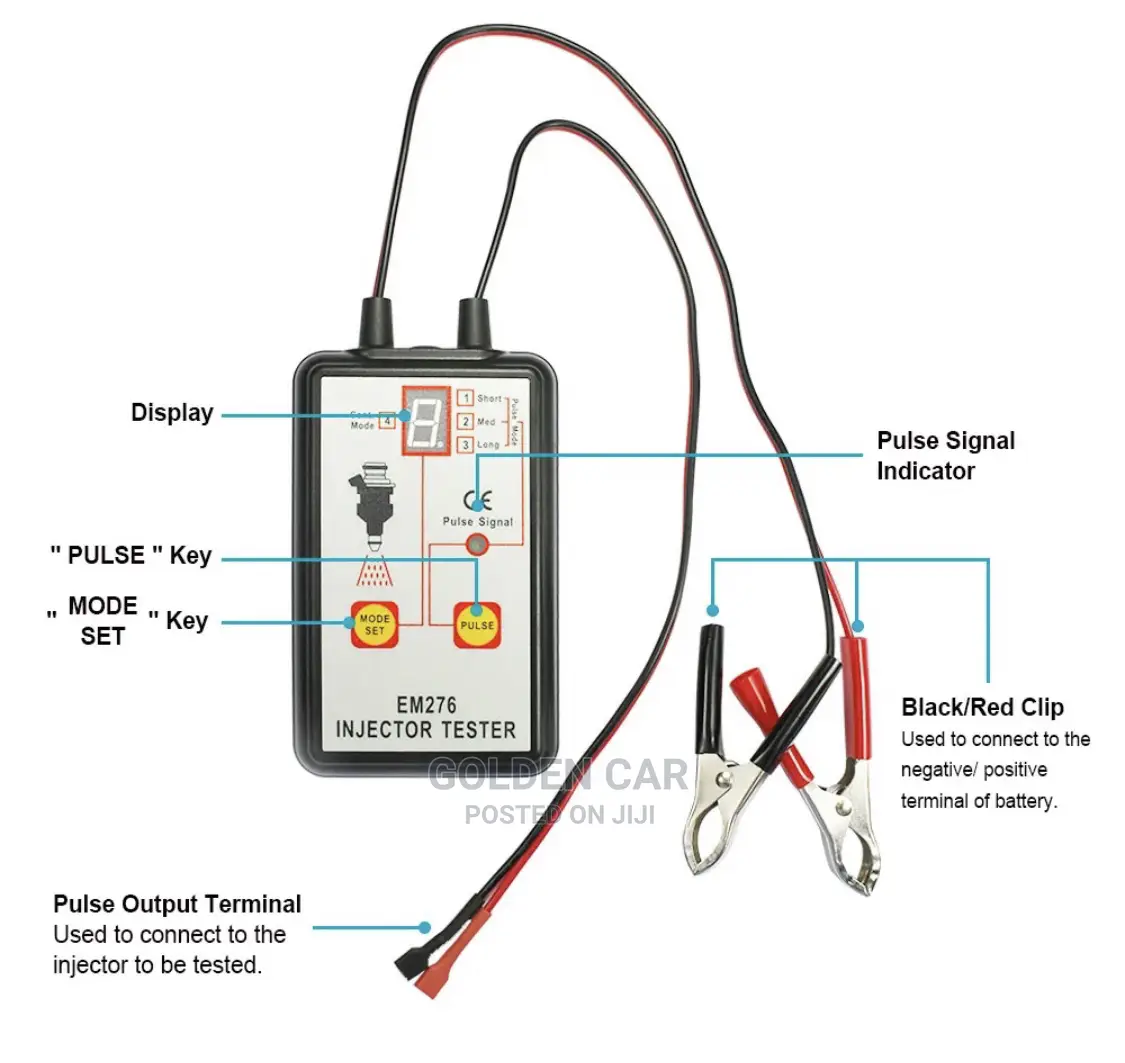 Car Fuel Injectors Tester 12V for All Brand of Cars