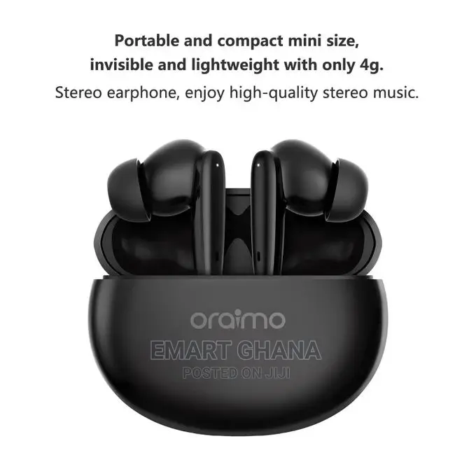 Oraimo Riff Smaller For Comfort True Wireless Earbuds