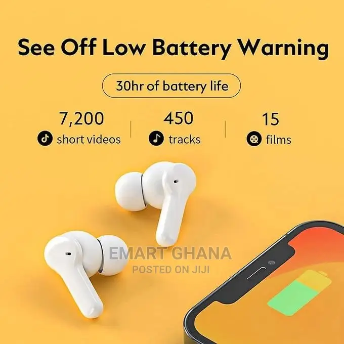Qcy T13 V5.1 Noise Reduction Bluetooth Earphone - 40H