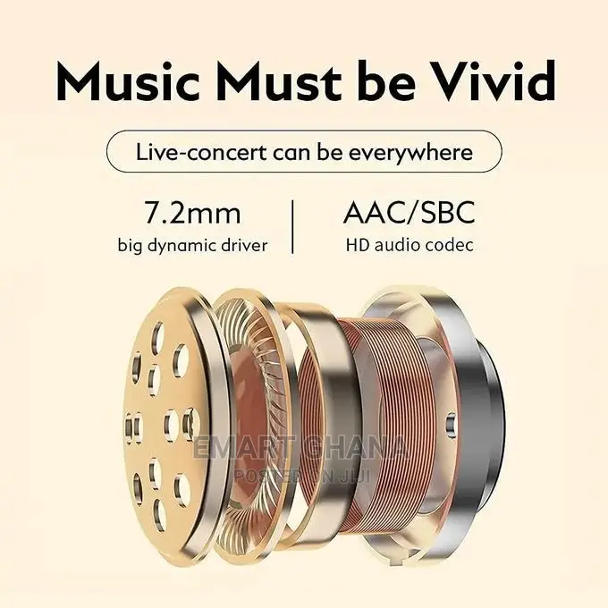 Qcy T13 V5.1 Noise Reduction Bluetooth Earphone - 40H
