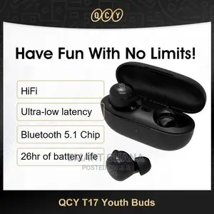 Qcy T17 Bluetooth Earphones True Wireless Earbuds BT5.1 HIFI