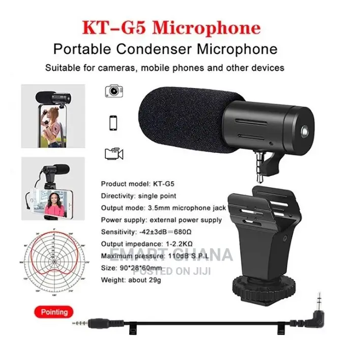 Phone Vlog Video Kit With Adjustable Tripod/ Stabilizer