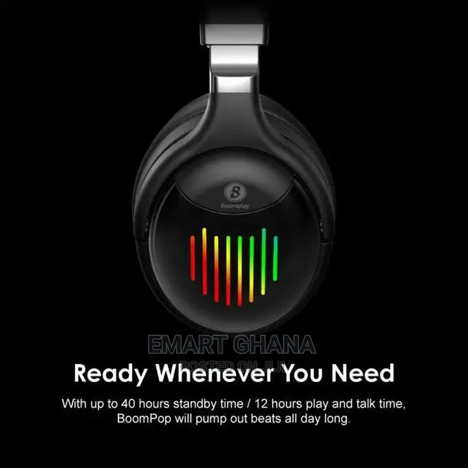 Oraimo Boompop Over-Ear Bluetooth Wireless Headphone