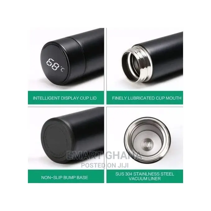LED Thermos, Personalized Water Bottle With Temperature