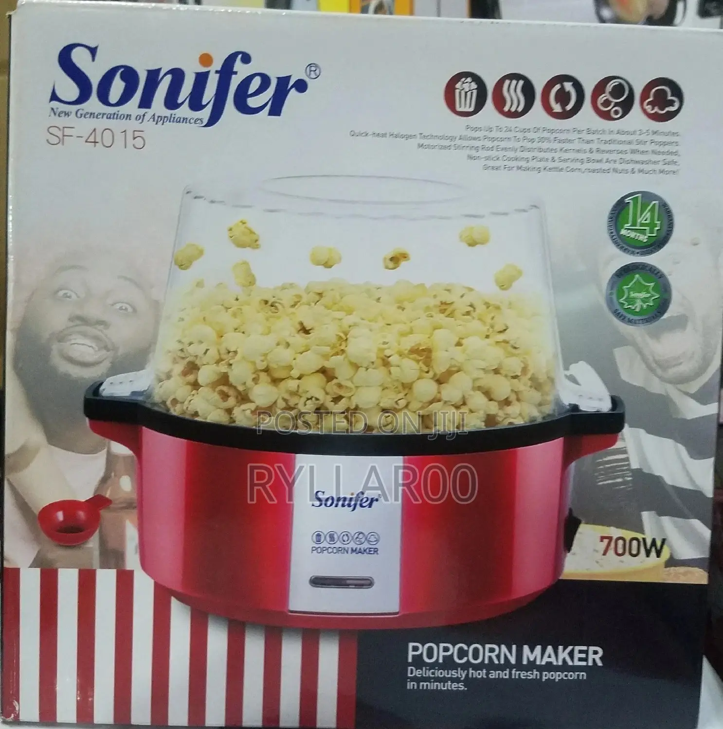Sonifer SF-4015 Popcorn Maker