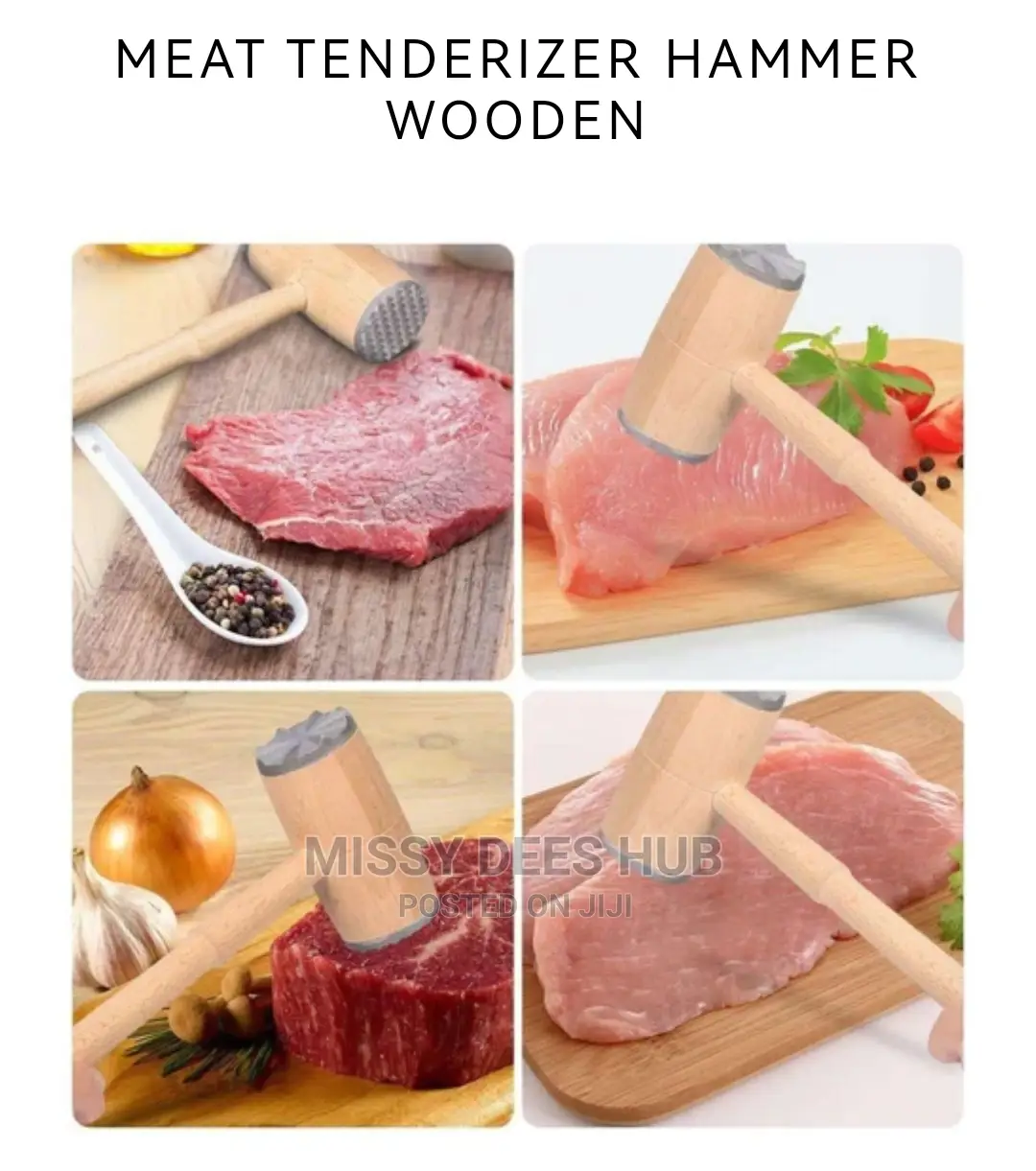 Wooden Meat Tenderizer