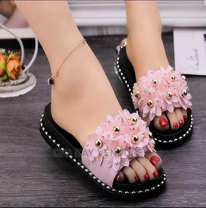 Women Flower Slippers