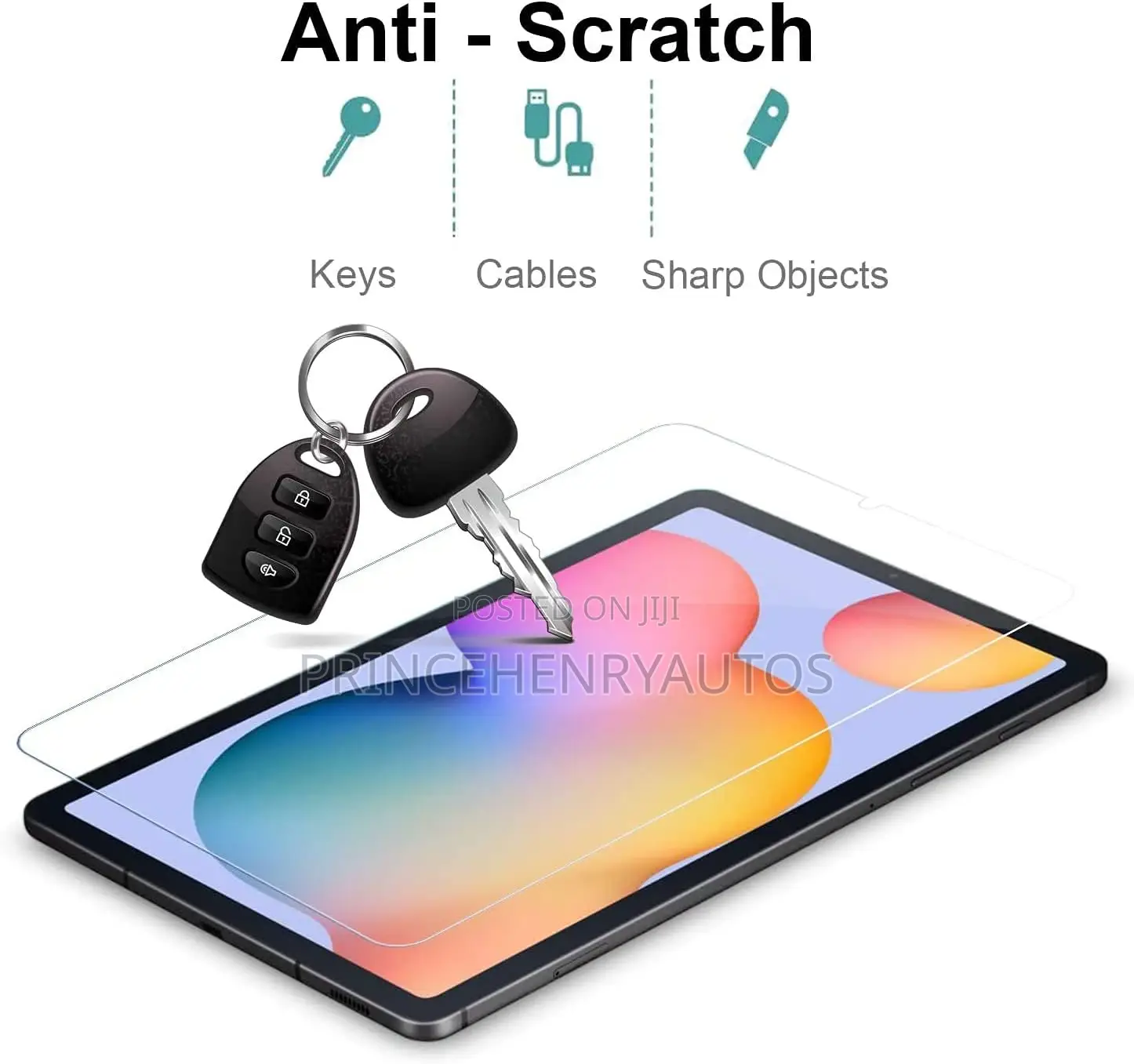 Galaxy Tab S6 Lite/Sm-P610 Screen Protector, Tempered Glass