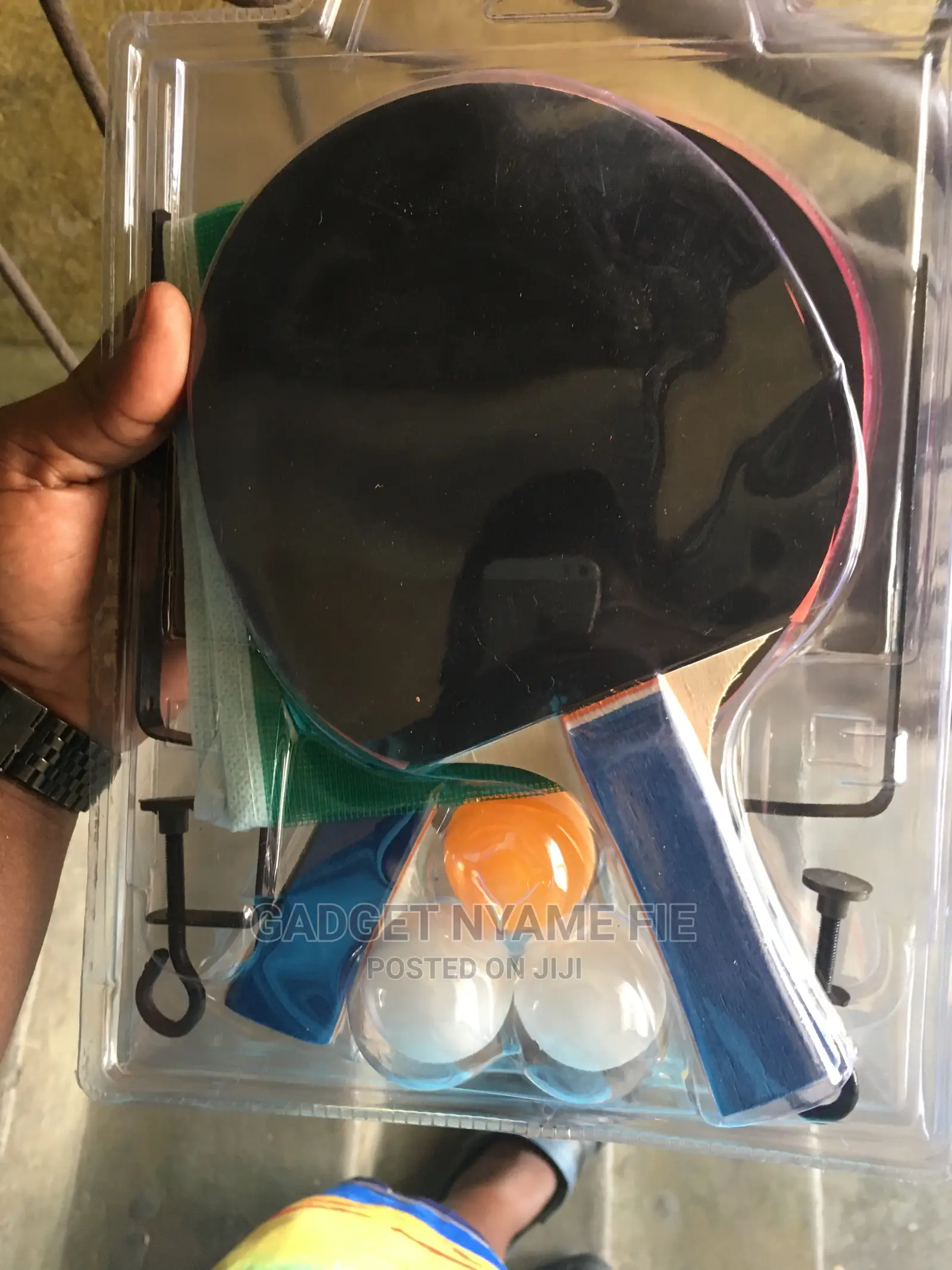 Table Tennis Set (3 Balls,2 Bats,Net and Hook)