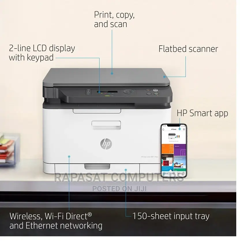 HP Color Laser MFP 178nw (4ZB96A)