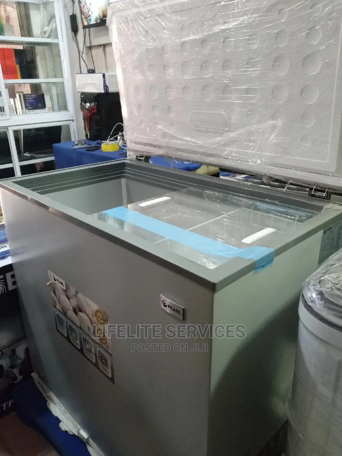 Freezer Pearl Litres(Sliding Glass)