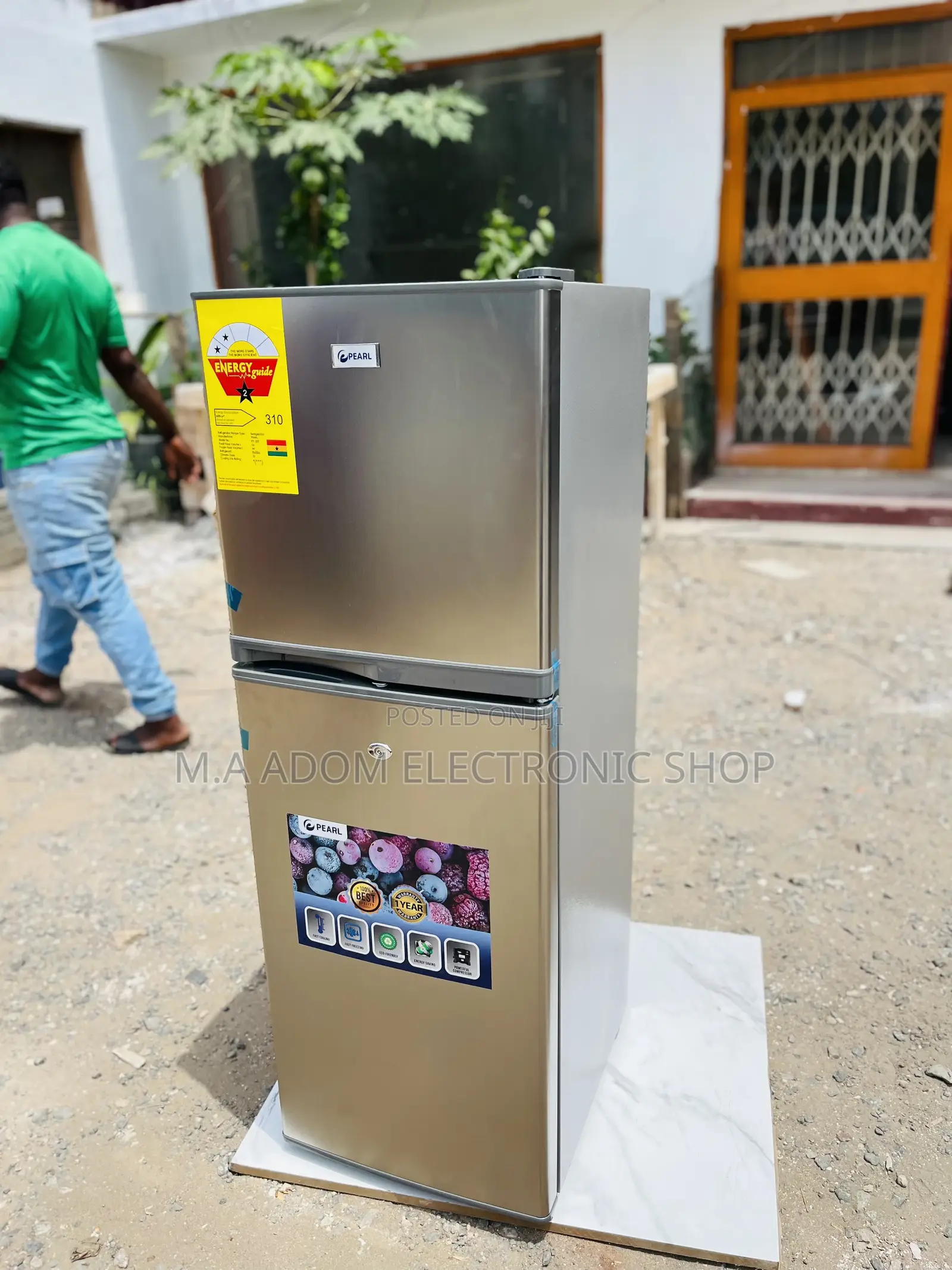 Pearl 138 Litres Fridge With 2 Stars Rating