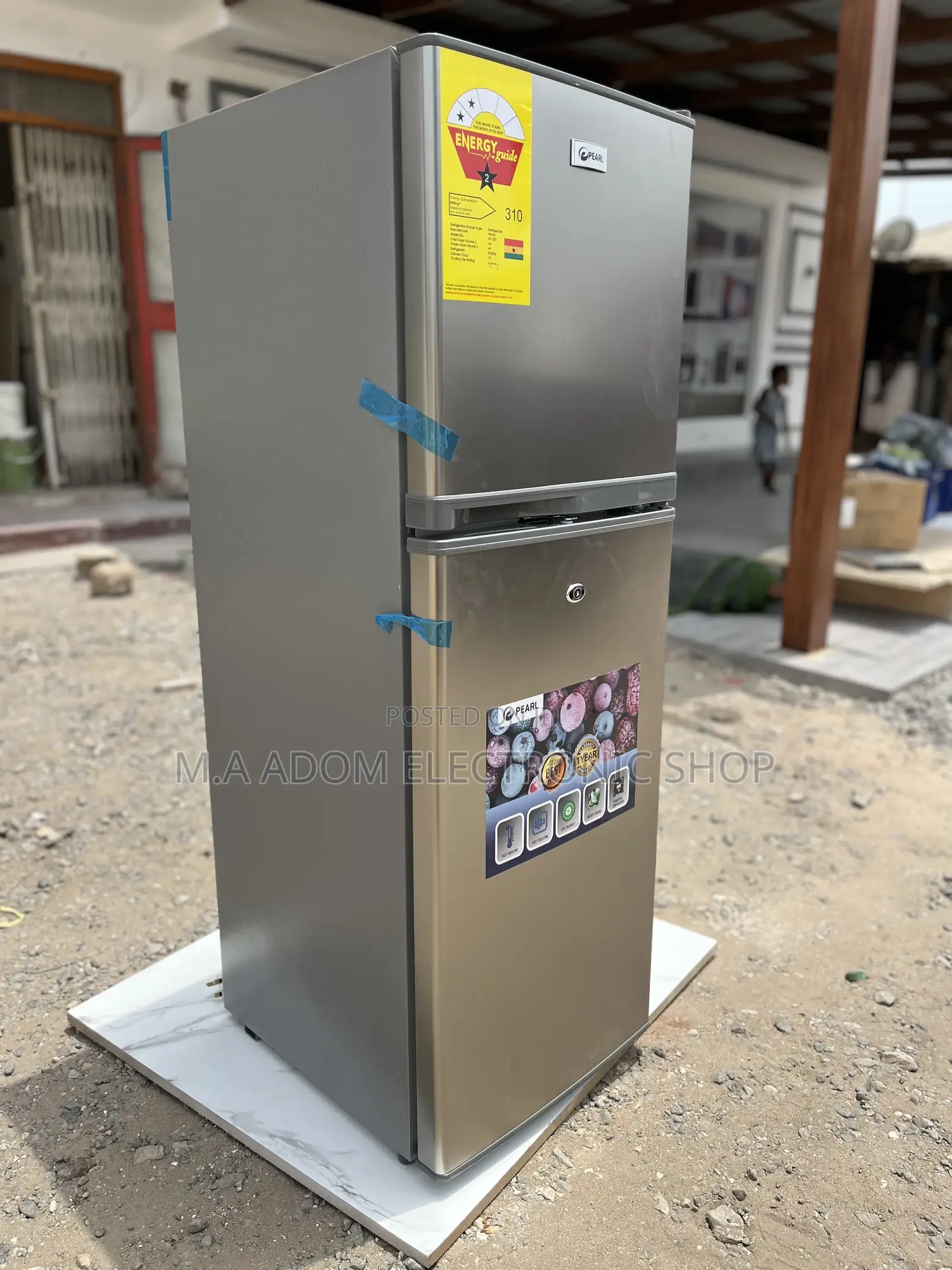Energy Saving Pear 138 Litre Fridge