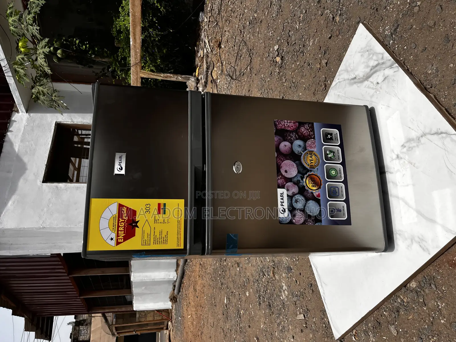 Pearl 80L Top Freezer With Down Fross Free Fridge