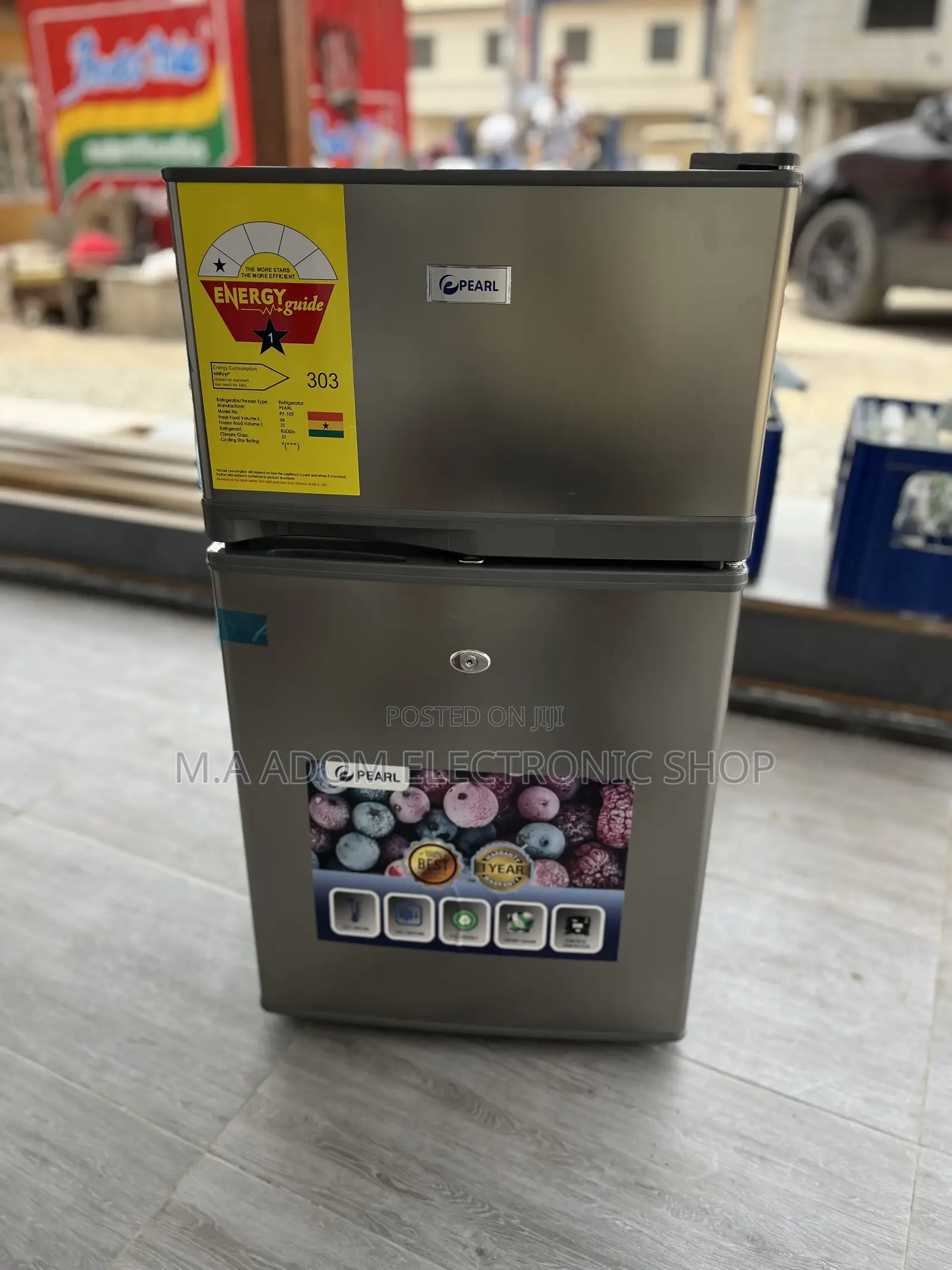 1 Star Pearl 80 L Fridge