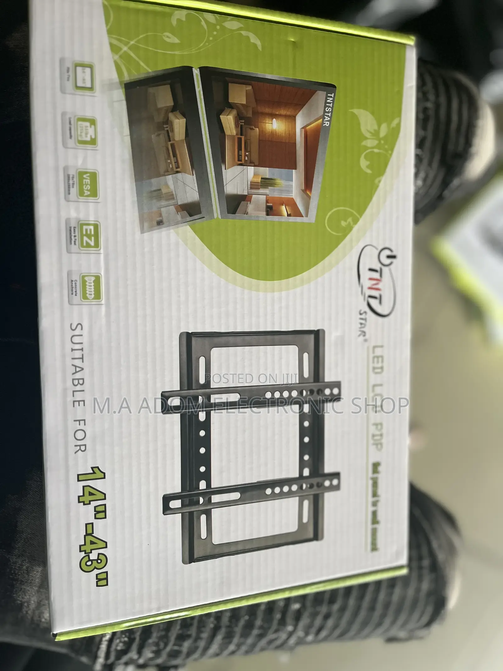Fixed Wall Mount Suitable for 14”-43”
