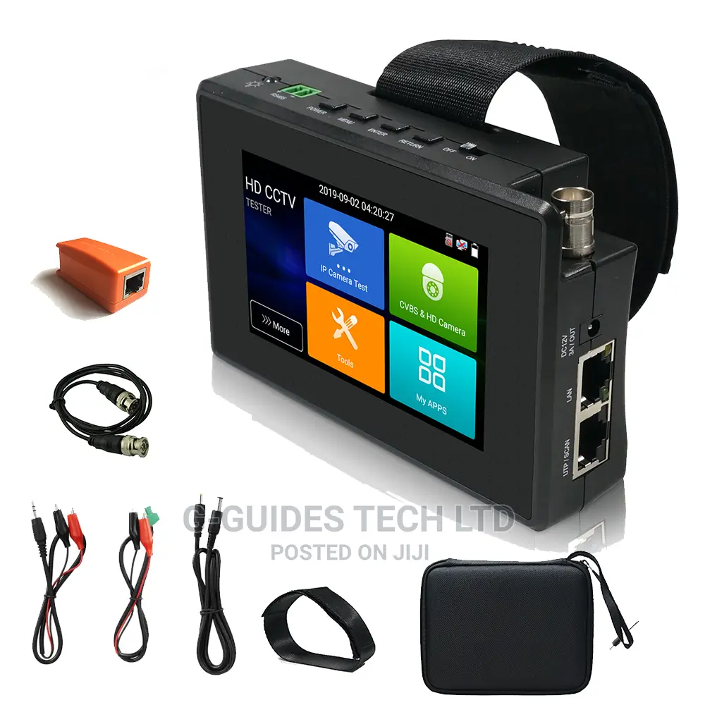 5 in 1 CCTV Camera Tester for Ip and Analog Cameras Up to 8mp