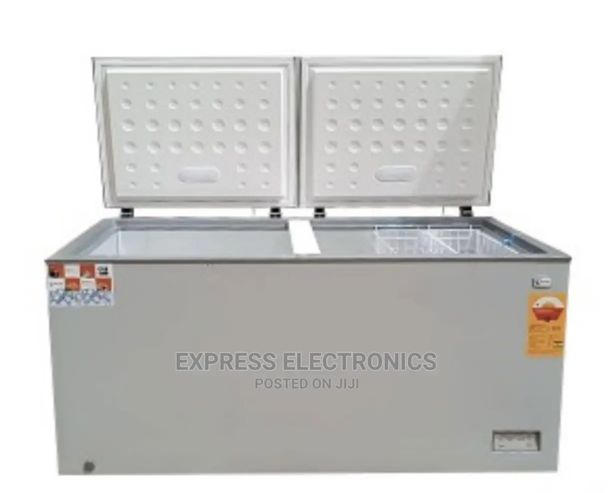 RCF-6040 (508ltr) Rainbow Chest Freezer 2door Sliver