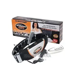 Vibroaction Smart Slimming Massage Belt- White/Black