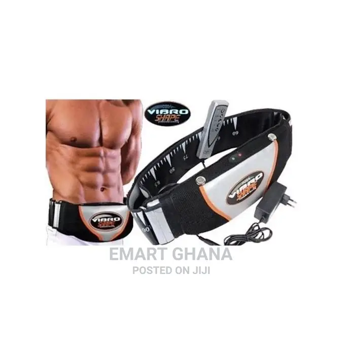 Vibroaction Smart Slimming Massage Belt- White/Black