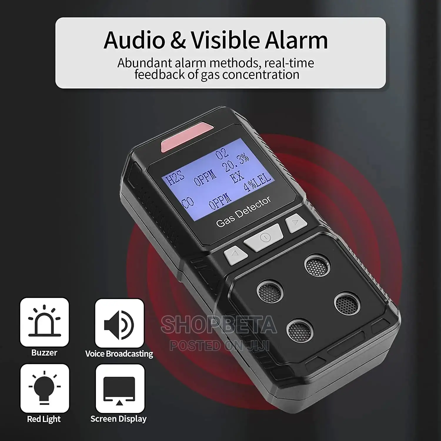 4 In 1 Multi Gas Leak Detector
