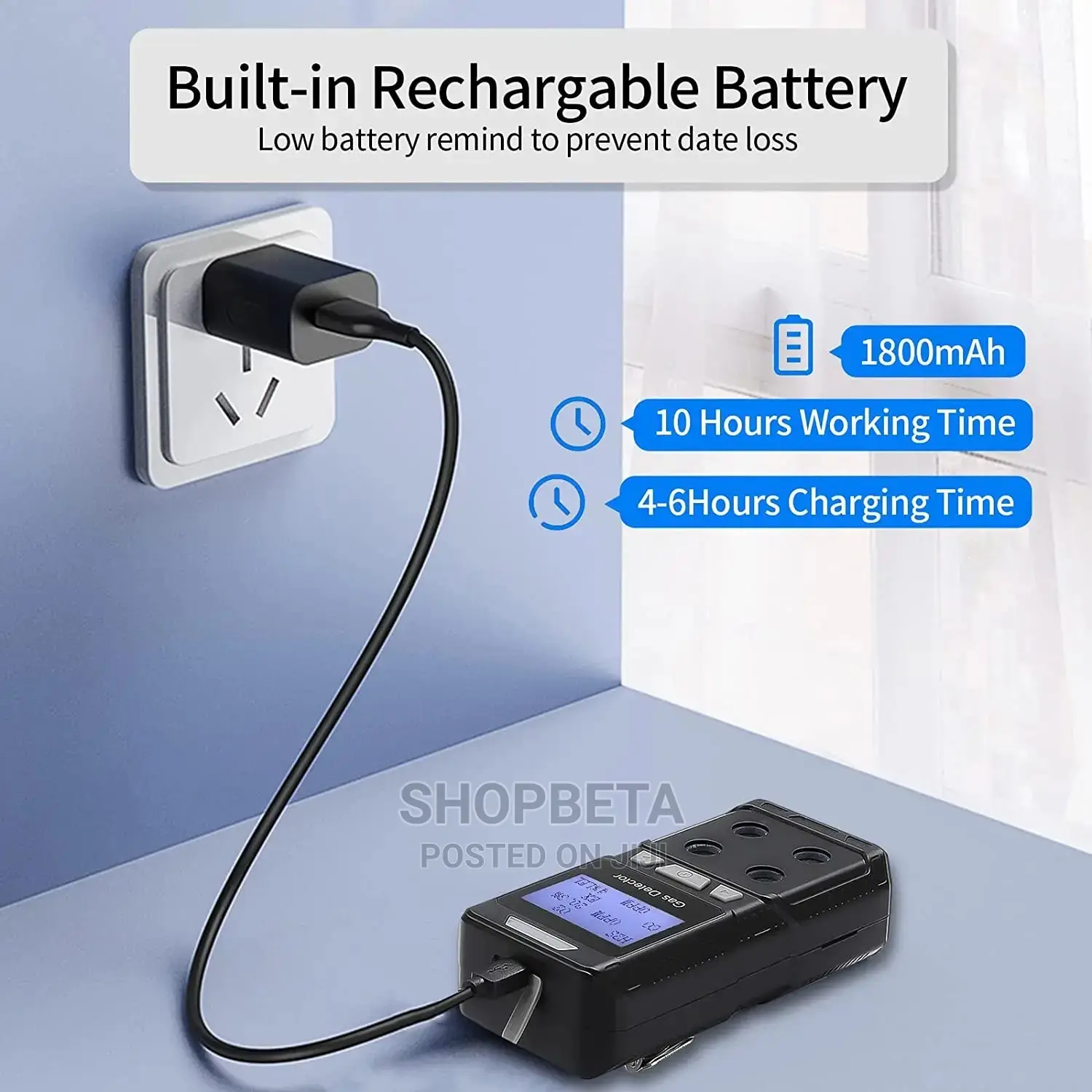 4 In 1 Multi Gas Leak Detector