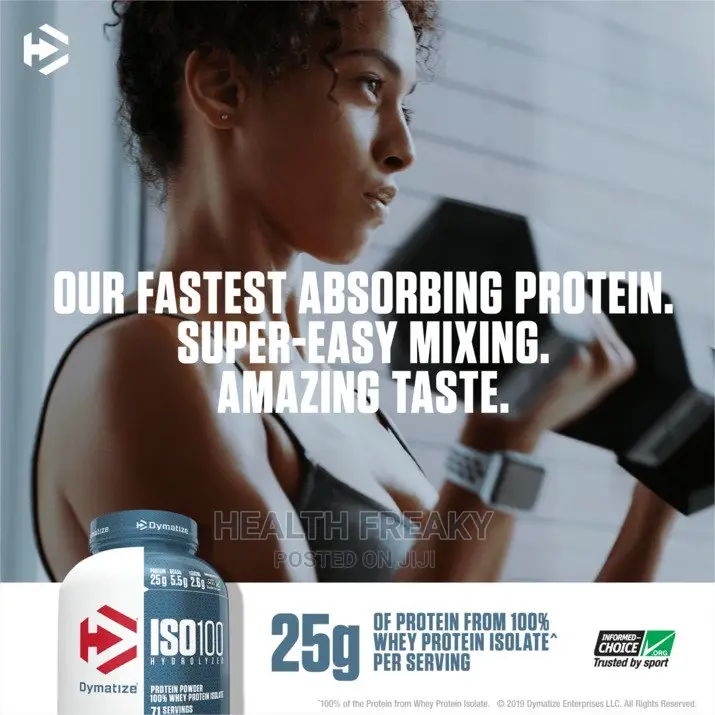 Dymatize Iso100 Whey Protein Isolate Hydrolyzed 3lb