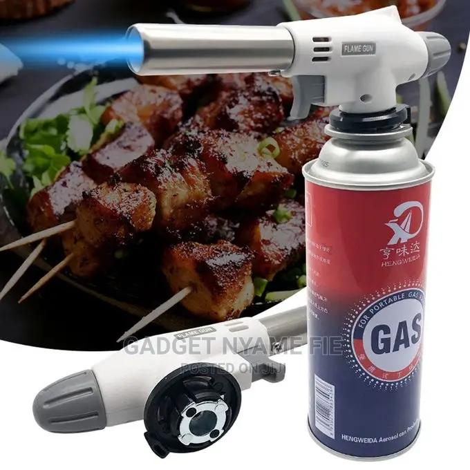 Cooking Gas Torch Kitchen Blow Torch Burner Culinary Butane