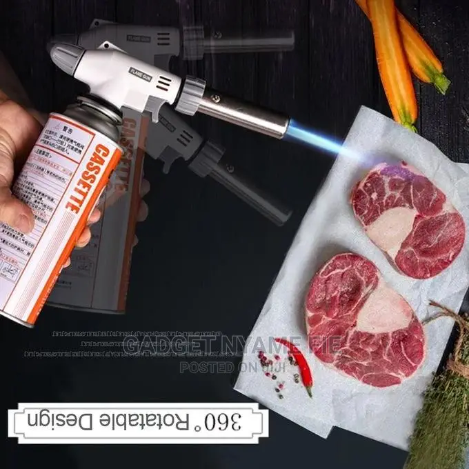 Cooking Gas Torch Kitchen Blow Torch Burner Culinary Butane