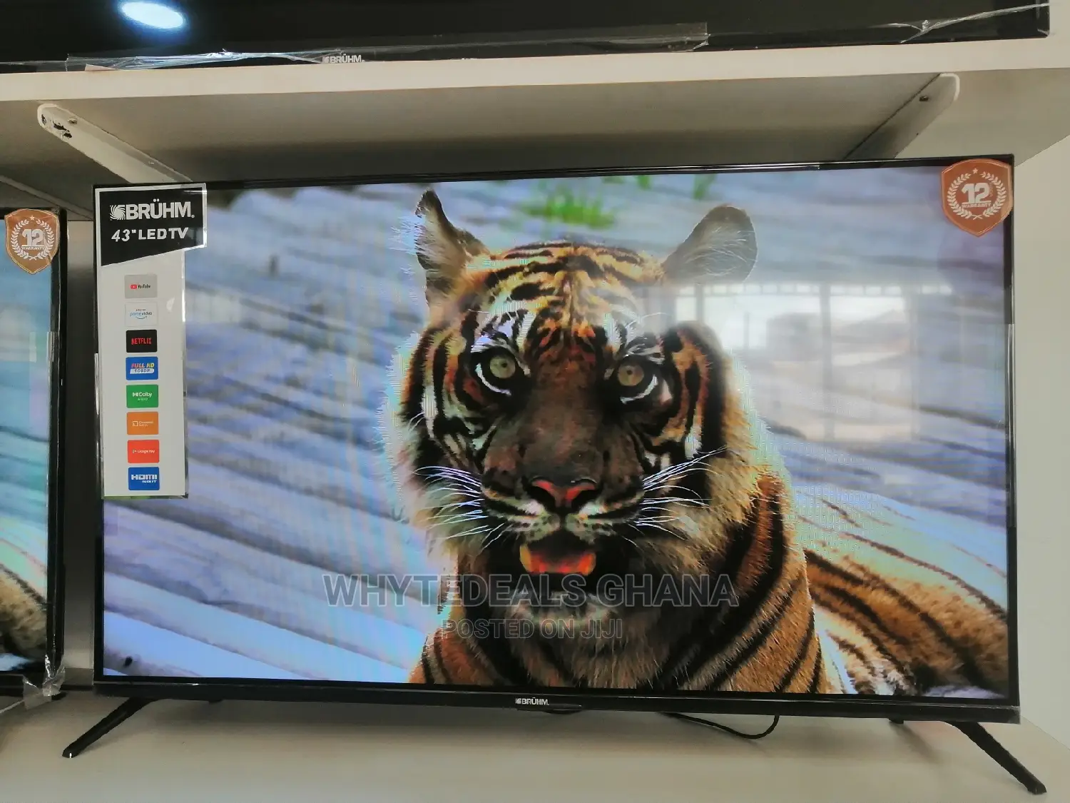 BRUHM 32 Inch Smart Satellite Android LED TV