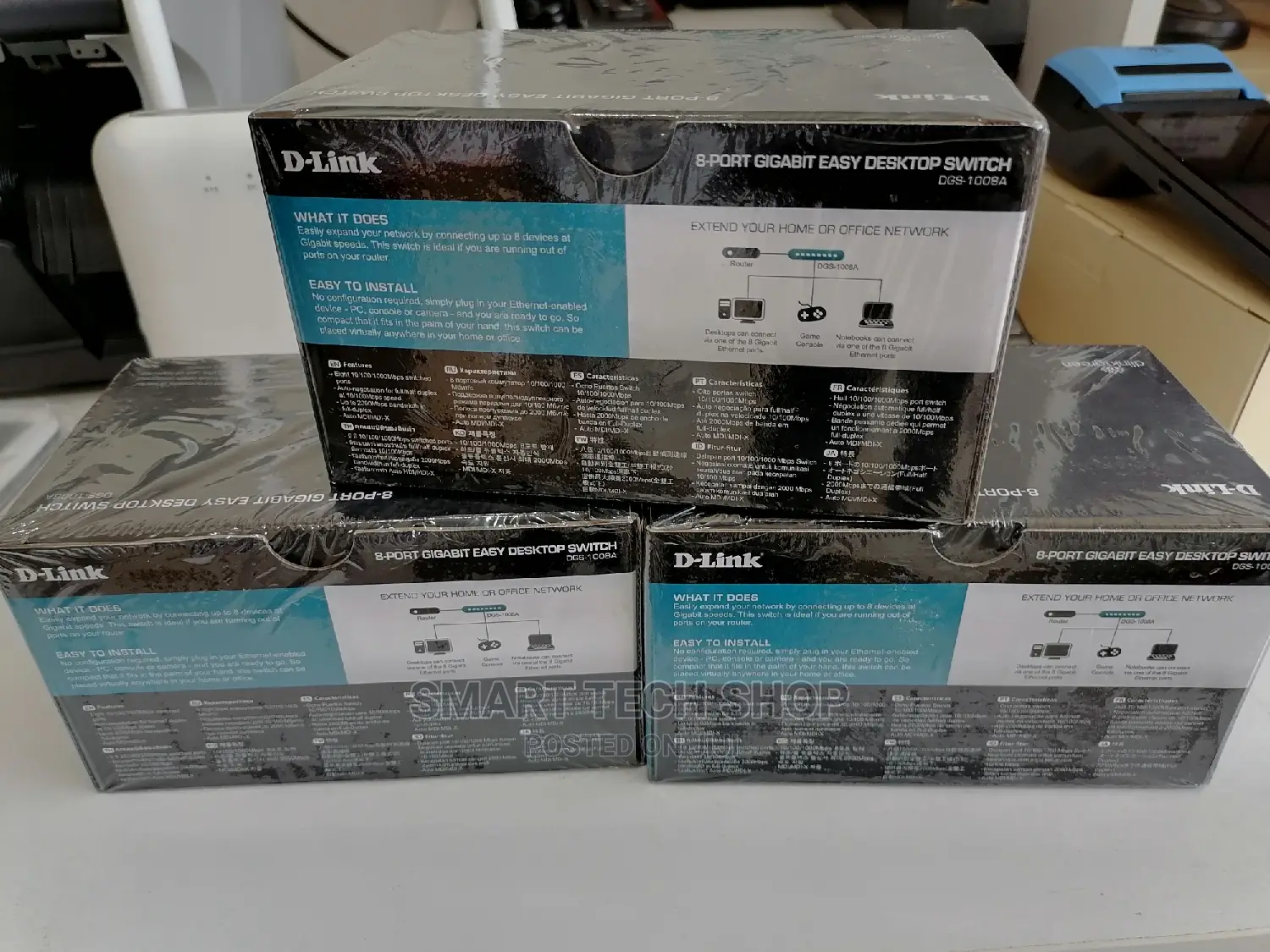 8-Port Gigabit Easy Desktop Switch for Offices and Homes