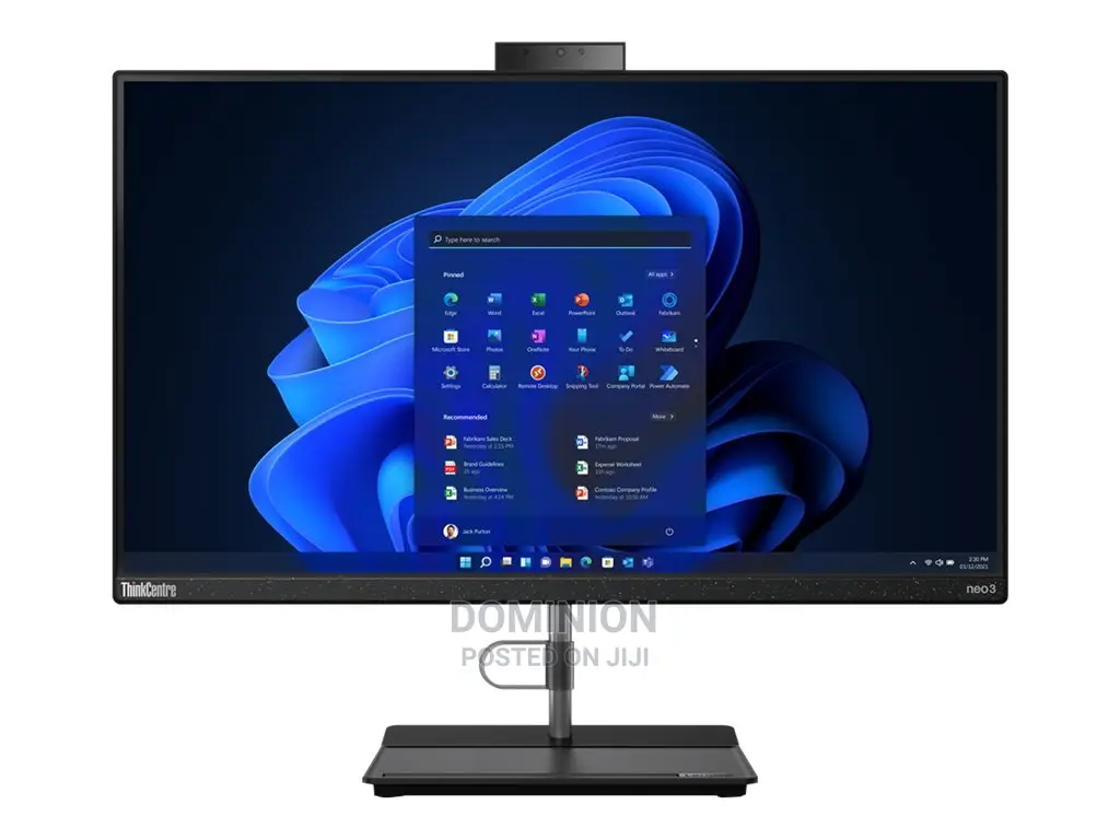 New Desktop Computer Lenovo 4GB Intel Core I3 SSD 256GB