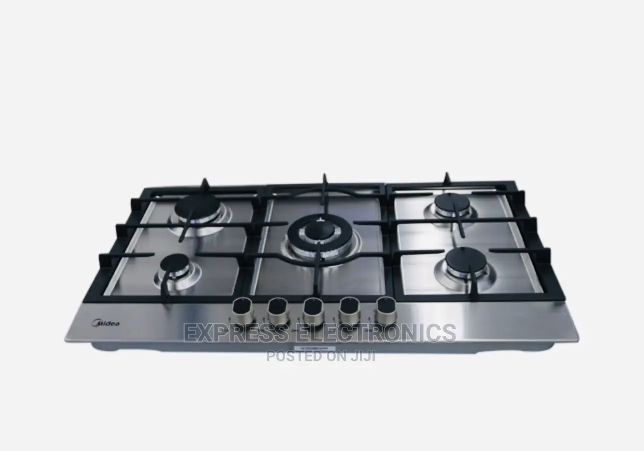 90g50me005-SFT Stylish Design Grey Gas Hop 5burner Midea