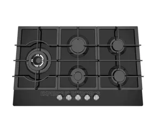 Stainless Steel Hob 5 Burners, Front Controls Defendi Burner