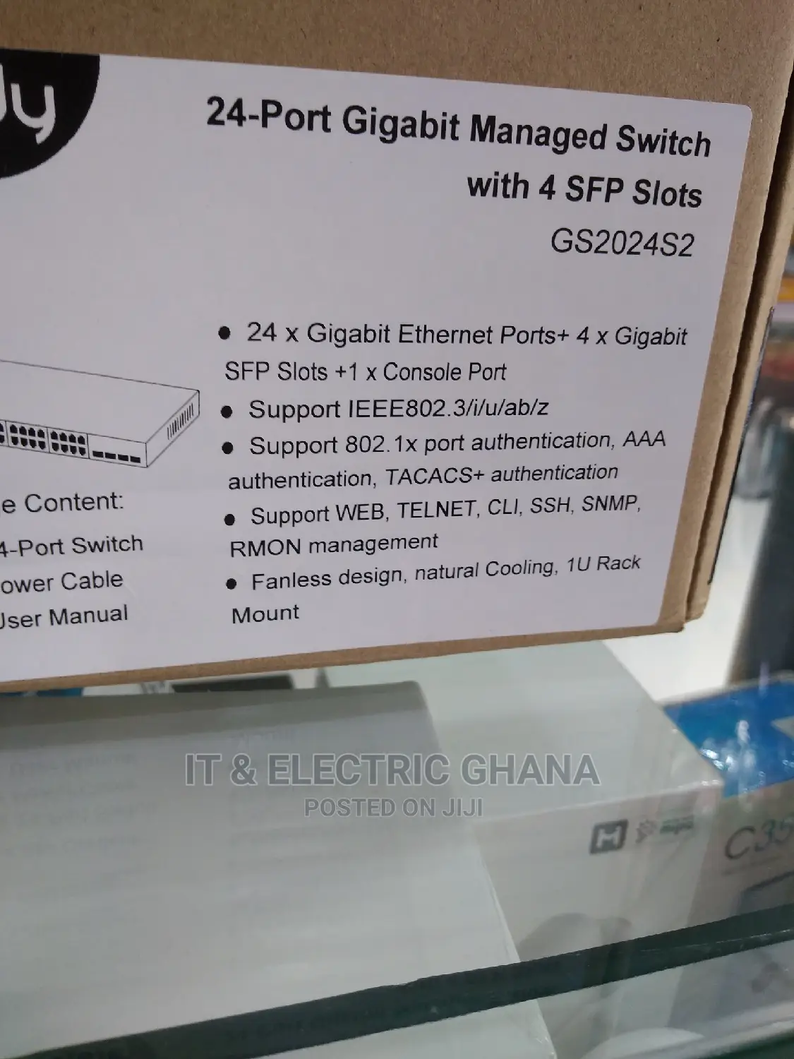 24 Port Layer 2 Managed Gigabit Switch With 4 SFP Slots