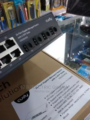 24 Port Layer 2 Managed Gigabit Switch With 4 SFP Slots