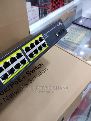 Cudy 16port Gigabit Poe Switch With 2 SFP