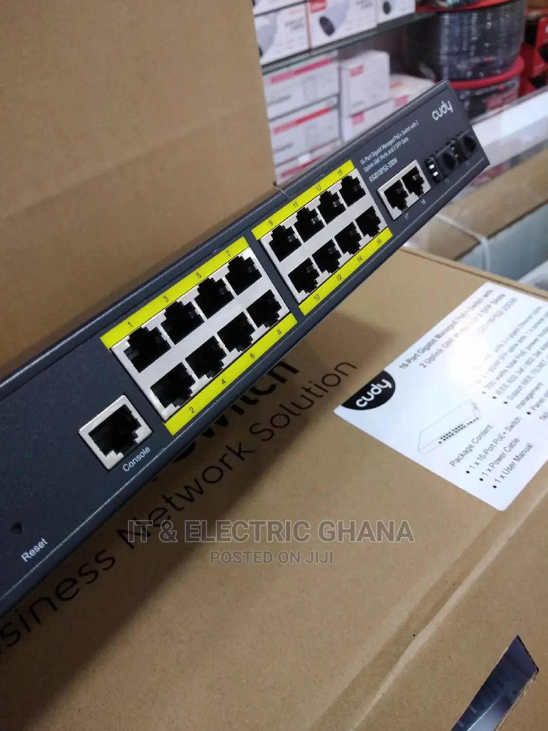 16 Port Layer 2 Managed Switch With 2gigabit Uplink 2 SFP