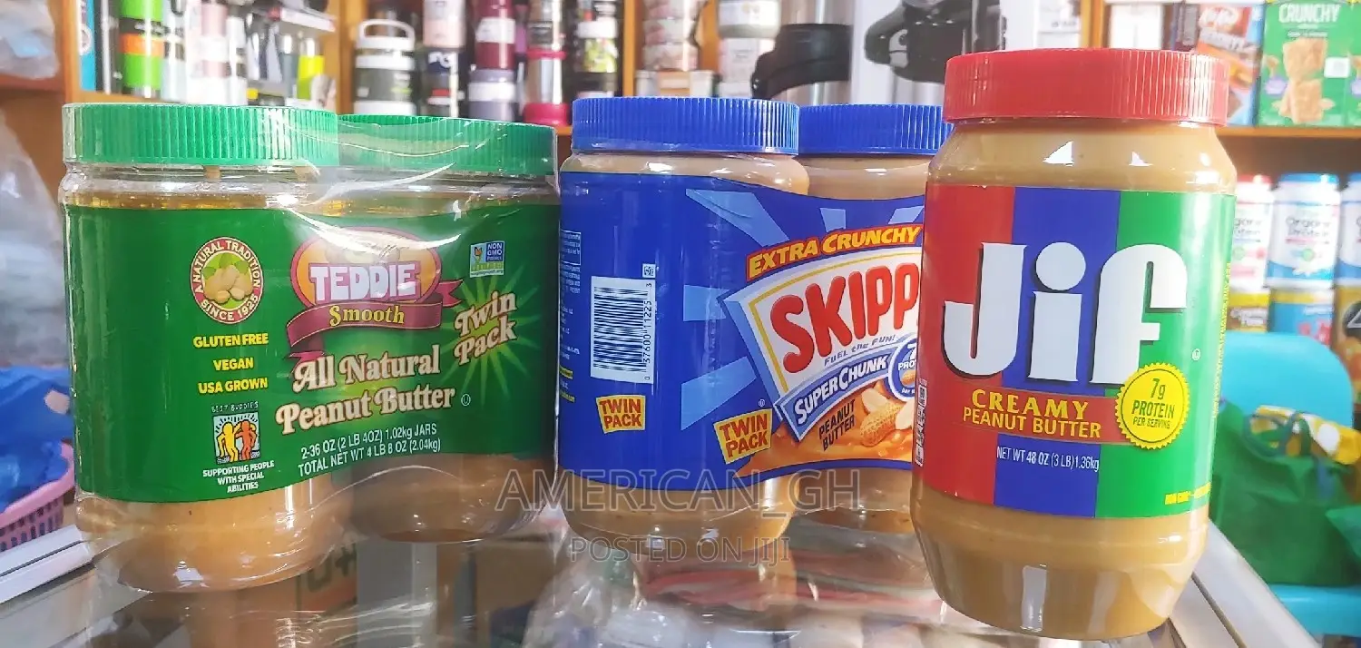 Skippy, Teddie, Jif Peanut