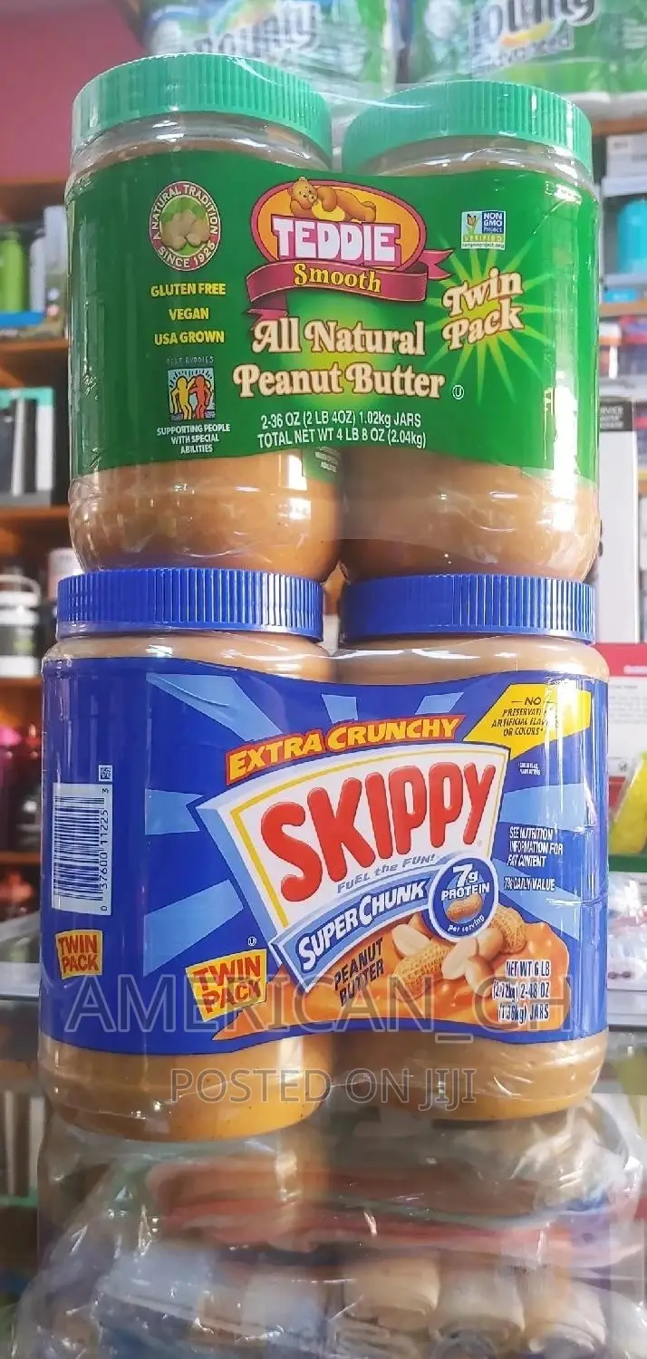 Skippy, Teddie, Jif Peanut