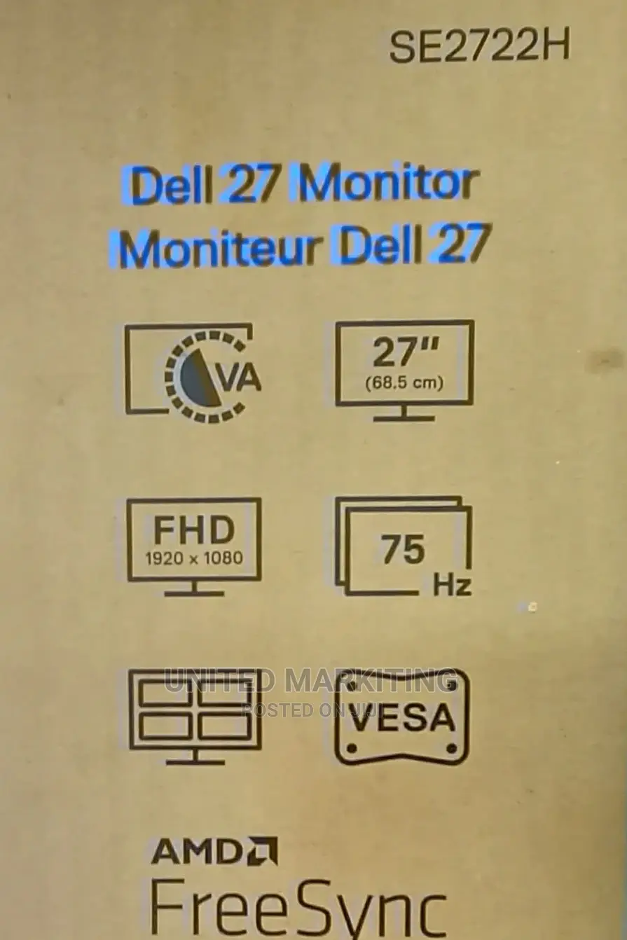 Dell 27" SE2722H Monitor