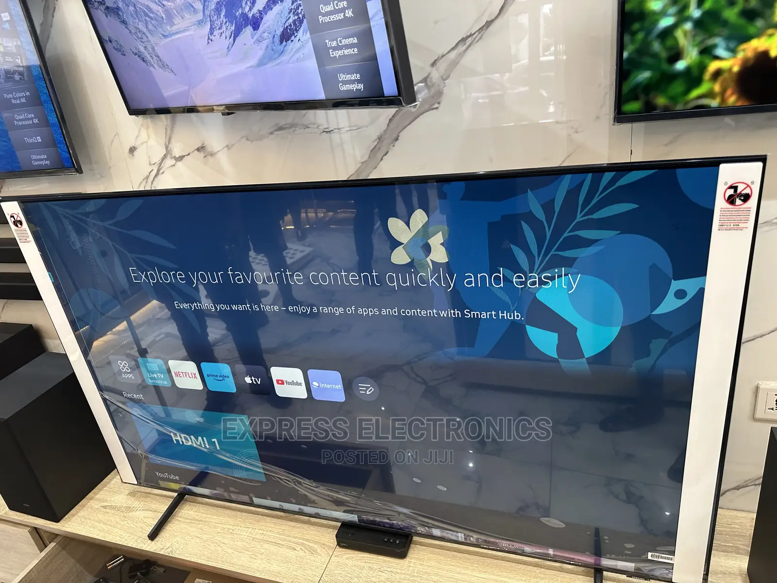 Powerful Samsung 60”UHD Display Tv Series 7