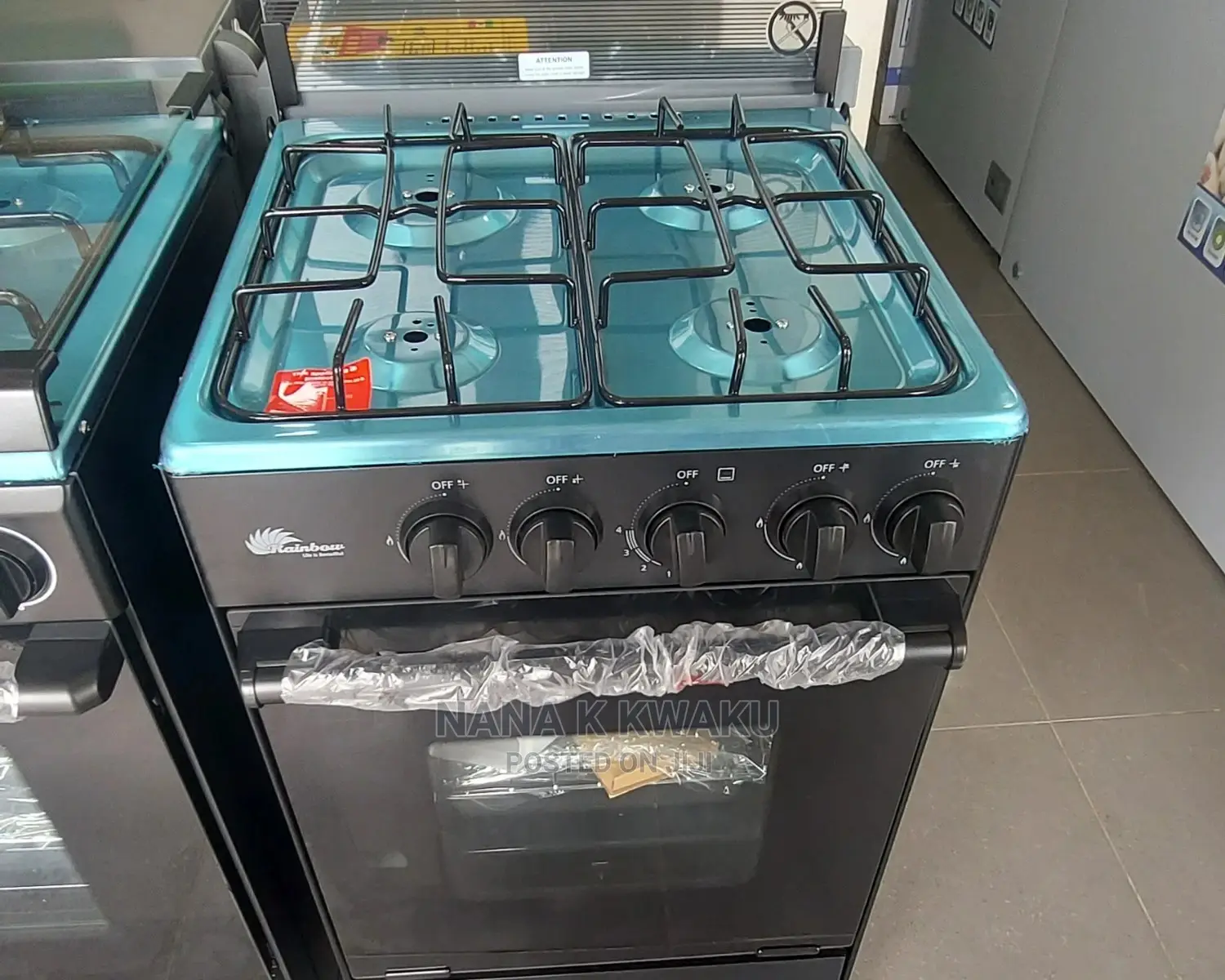 New_rainbow 4 Burner Gas Cooker With Oven